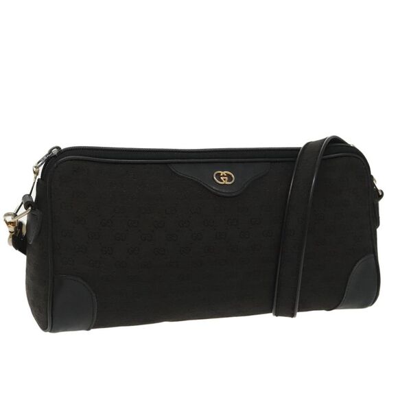 Gucci Ophidia Black Canvas Shoulder Bag (Pre-Owned) - Picture 1 of 16